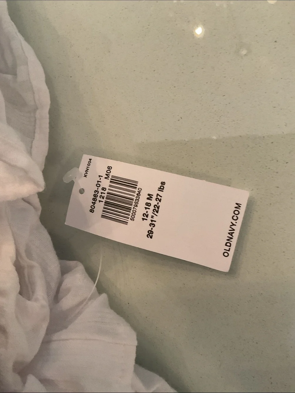Old Navy White Ruffle Baby Sunsuit